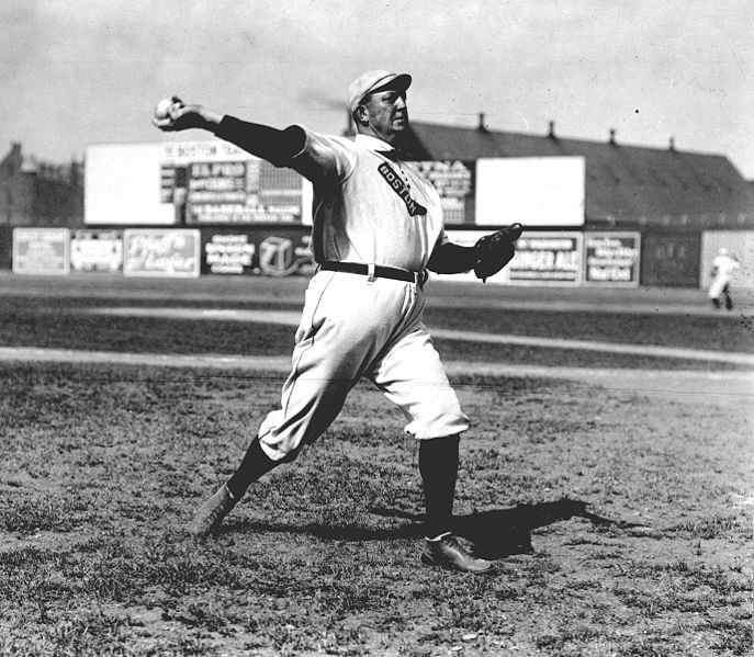 Cy Young won the Triple Crown in the American League's first season.