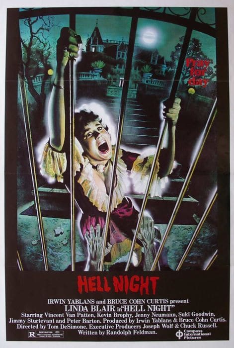 My "Hell Night" DVD came with a postcard-sized reproduction of the original film poster.