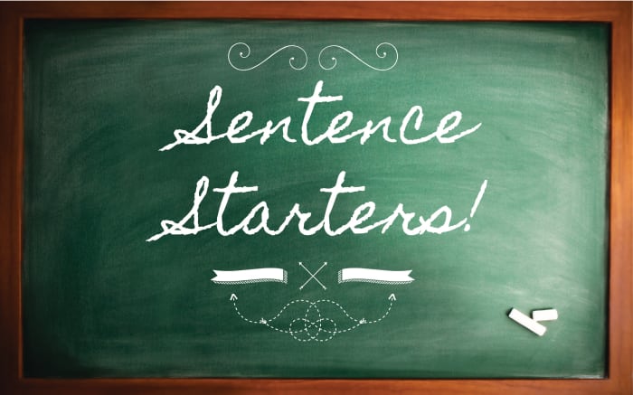 Easy Words to Use as Sentence Starters to Write Better ...