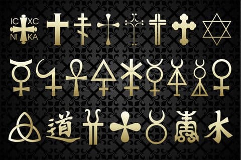 様々な宗教のシンボルの意味シンボル