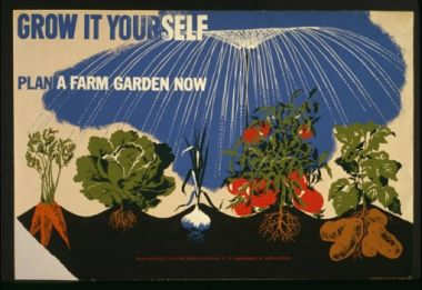 Victory gardens were an essential source of fresh fruits and vegetables during the Great Depression.