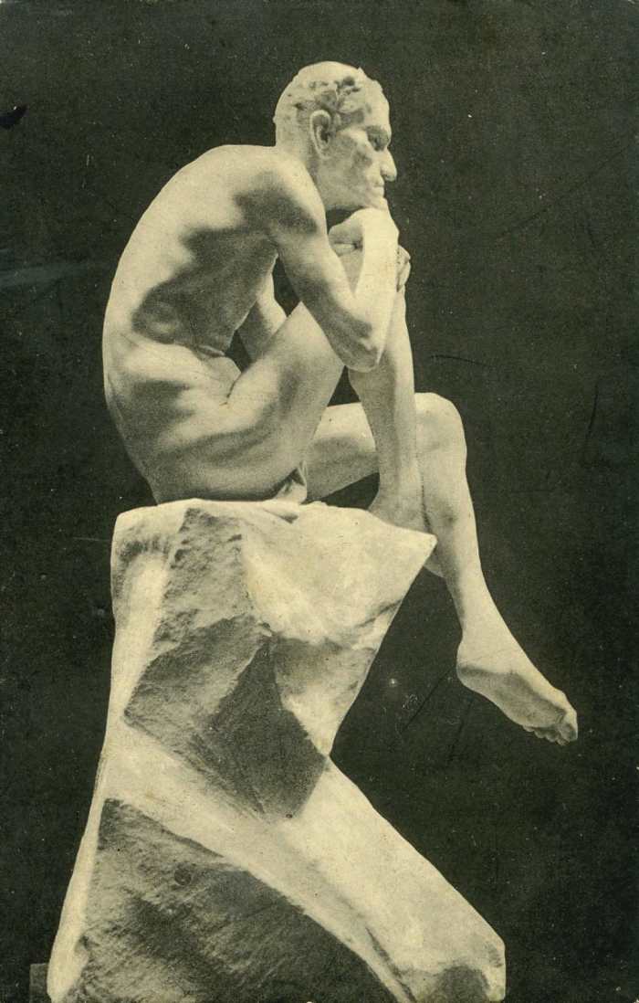 The crafty demon: A statue by Mark Matveevich Antokolsky in the Hermitage Museum, Saint Petersburg