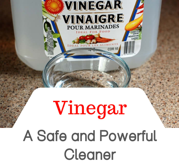 Make your home a healthier place for you and your family by cleaning with white distilled vinegar.