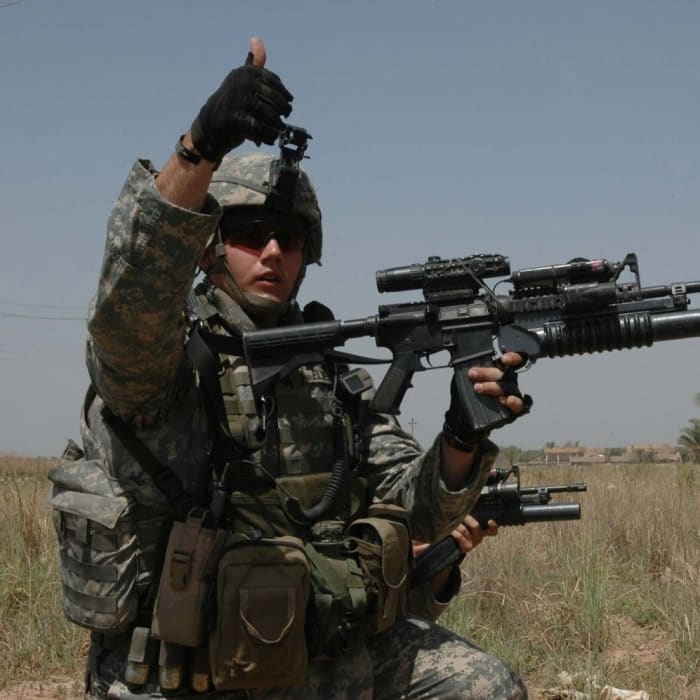 In the Army, everyone has his place. Enlisted or officer, the higher rank assumes more responsibility so he is given more authority. This responsibility involves completing the mission as well as maintaining an effective fighting force.