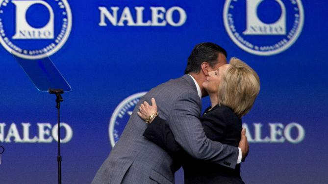 Clinton and California Secretary of State Alex Padilla