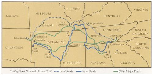 Many are the stories of Native Americans being sent to reservations, while their lands were taken. But one of the the first and most well-known is the Trail of Tears.