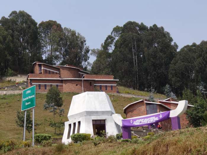 Biserero Genocidal Memorial by Adam Jones, The memorial is on a hill at the small settlement of Bisesero which is about 60 km by road from Kibuye, Rwanda. 40,000 people died in the area around Bisesero.