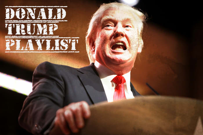Here's a list of pop, rock, and country songs about the bumbling, unhinged dangerous man who was our twice-impeached 45th president.
