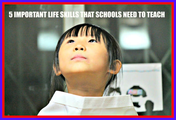 Schools need to get back to teaching skills to students that will help them in all aspects of their lives.