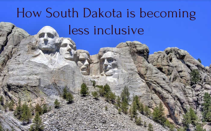 South Dakota passed a law that required "In God We Trust" be emblazoned at public schools. It was backed by a Christian Right group that seeks to marginalize those who are LGBTQ as well as the increasing number of folks who identify as nonreligious.