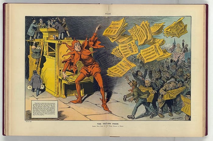 Yellow journalism is as old as journalism itself. A century ago, the free press tried to clean up its act and adopt principles of integrity and objectivity, but looking around today, we see that effort failed.