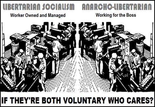 Why can't all anti-coercion/anti-statists agree that the only thing that really matters is Voluntaryism over Authoritarianism?
