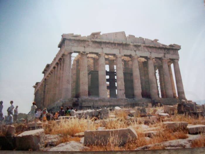 The Parthenon in Athens is the quintessential representation of Ancient Greek architecture.