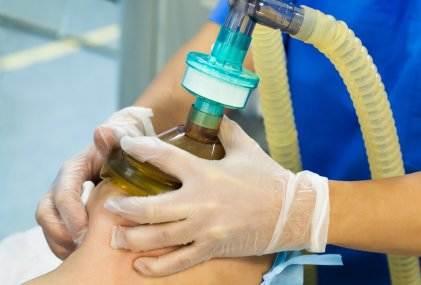 Oxygen levels are monitored and maintained the whole time you are "asleep."