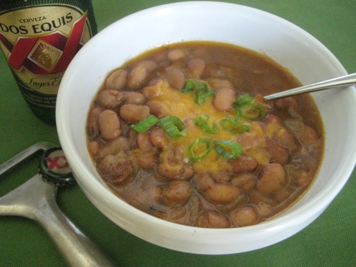 These homemade pinto beans take just minutes to throw together, then are slow-simmered to perfection.