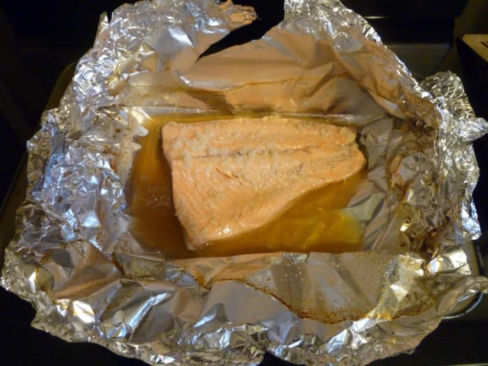 Your mouth will be watering when you catch the wonderful aroma of this barbecue trout poached in beer.