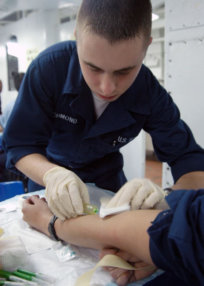 A fear of needles that involves lightheadedness, nausea, and fainting may be a physiological reaction, rather than simply a result of fear.