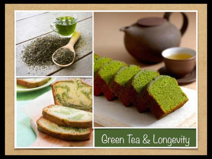 The health benefits of green tea can greatly improve life expectancy. Green tea has powerful cancer fighting antioxidants and ingredients, which improve cardiovascular health, memory, cognition, and other brain functions.