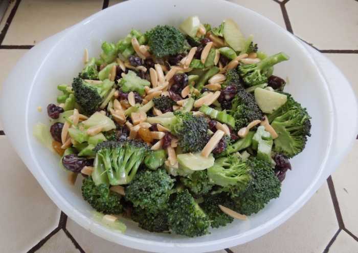 This broccoli salad recipe will work for all blood types except Type AB, and there is a simple fix to make it work for AB, as well.