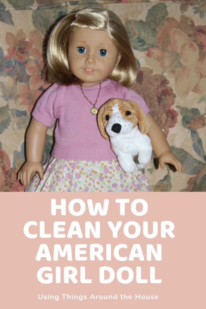 You can make an American Girl doll look like new again for the cost of a wide metal bristle brush and some things you already have around the house.