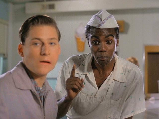 Back to the Future (BTTF) is a classic movie with a couple of ridiculous comic scenes. Two parts of the film are particularly absurd for several reasons... never mind the time travel thing.