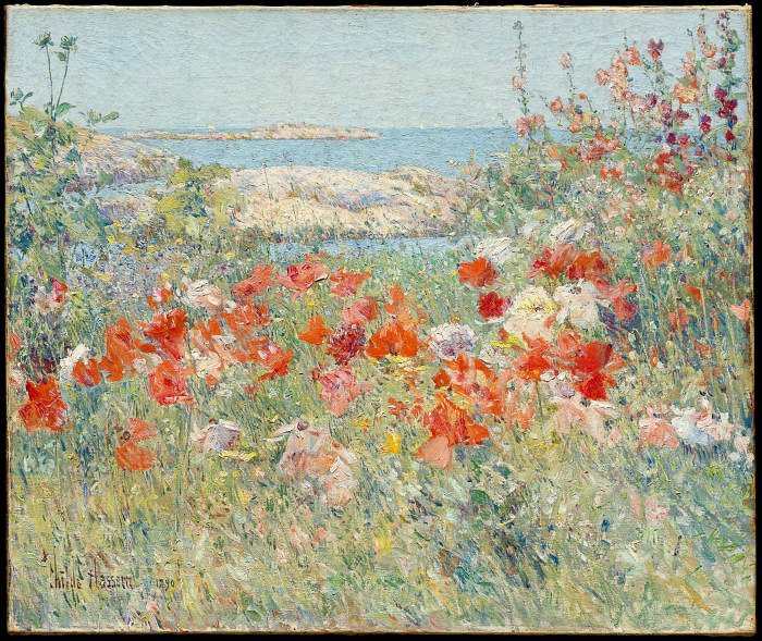Celia Thaxter's Garden, Isles of Shoals, Maine