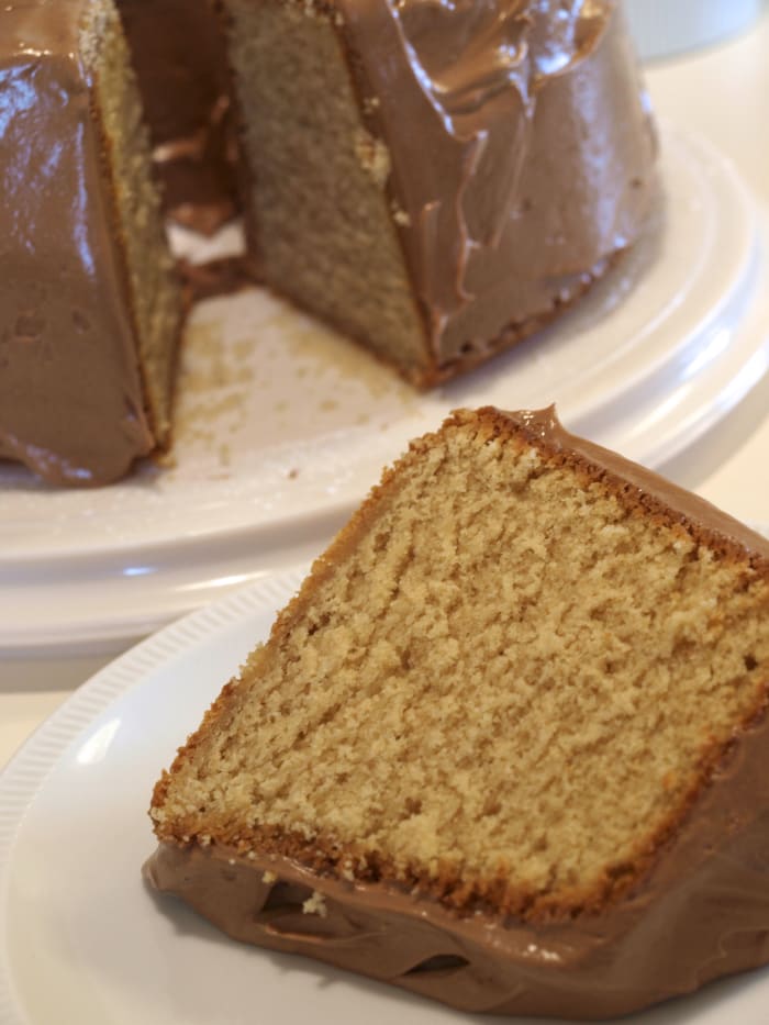 Peanut Butter Pound Cake With Peanut Butter Frosting Recipe