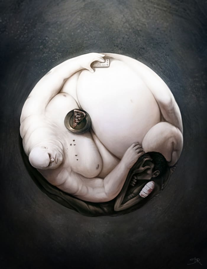 Spleen qi deficiency is often associated with excess body weight and a tendency towards unhealthy eating habits.