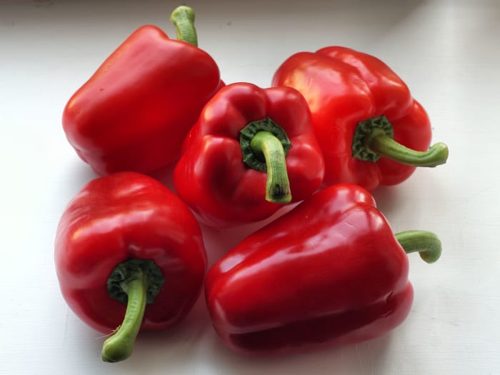 Red bell peppers are a great ingredient for tomato sauce substitutes.