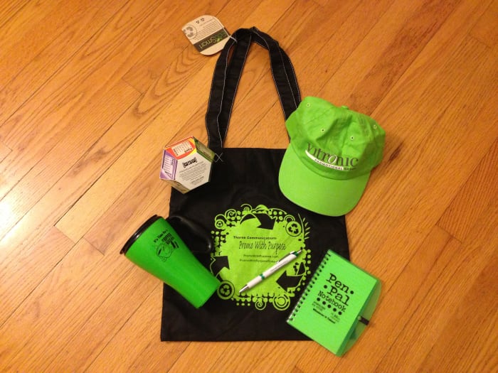 Promotional products can include imprinted bags, calendars, notepads, mugs, hats, pens and so much more!