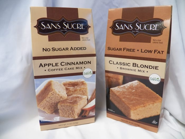The unique box shape and brown and black label makes these easy to spot.