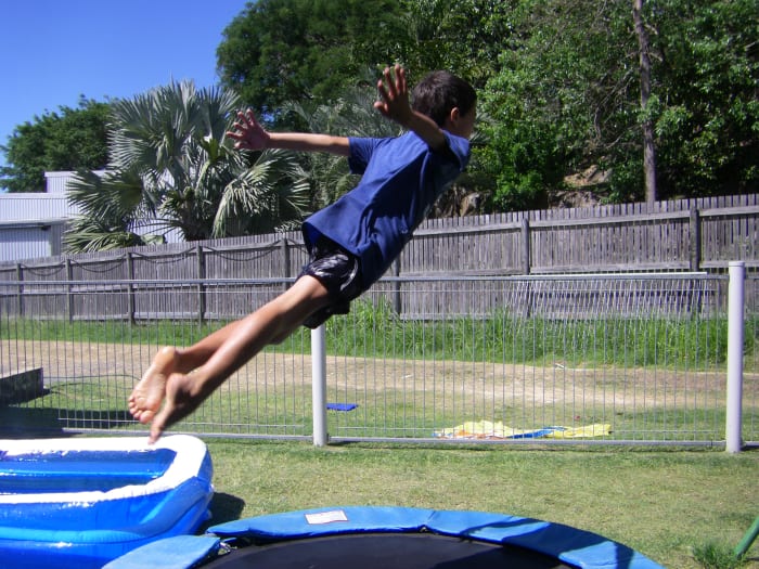 In full flight. Kids who are autistic or PPD are sometimes hyperactive and may have trouble staying on task.