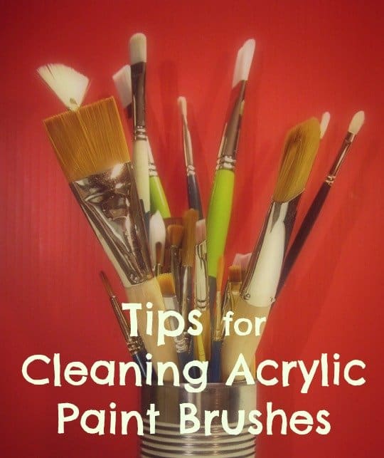 Tips For Cleaning Acrylic Paint Brushes FeltMagnet Crafts