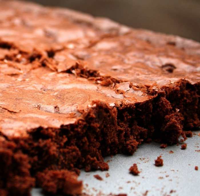 Have a chocolate craving that you just can't shake off? Whip up a batch of these dense, chocolatey brownies.