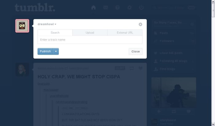 Making audio posts to Tumblr on a computer is easy, but not the only option.