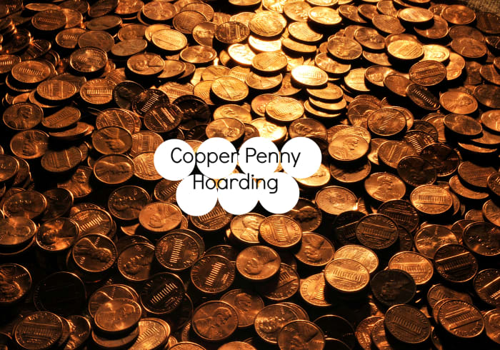 Stockpiling copper pennies is a fun and inexpensive way to double your money! (Derivative Photo: E.N.B.)