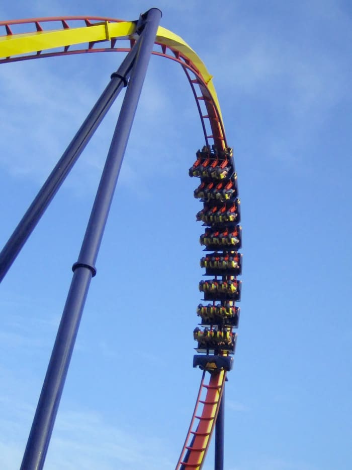 The Mantis is a stand up roller coaster at Cedar Point.