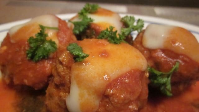 These juicy turkey meatballs topped with mozzarella cheese, tomato sauce, and parsley will melt in your mouth with flavor.