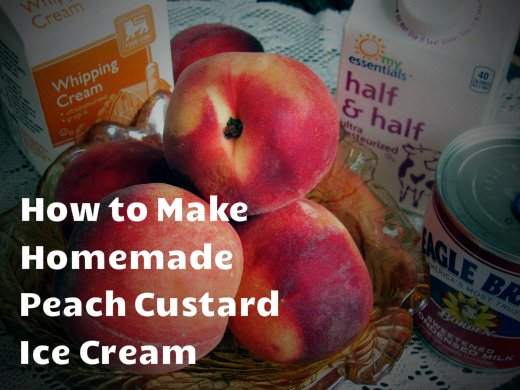 Mmm, Mmm, good... Worth the splurge! Great recipes like this start with good quality ingredients: mouth watering peaches, cream, milk, and eggs. This ice cream will have folks coming back for second helpings—or more!