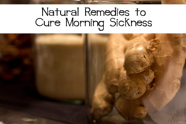 Using natural remedies to cure morning sickness may be preferable to pharmaceuticals and may be more effective. Photo edits by Becki.