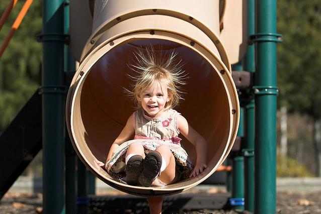 Static may look cute here, but it's not always so sweet. Learn how to keep yourself static-free this winter.