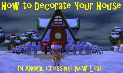 Learn how to decorate your home in "Animal Crossing" by obtaining furniture and bells!