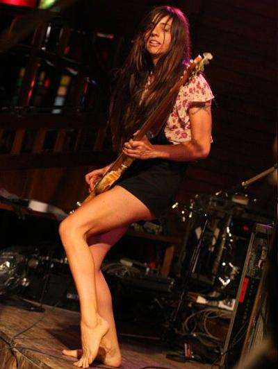 Paz Lenchantin currently plays bass with the Pixies. She previously played bass for a number of other acts including A Perfect Circle and Zwan.