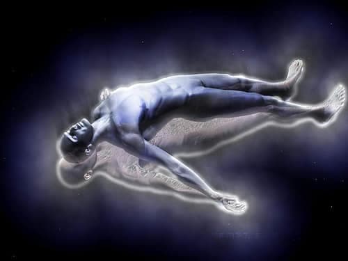Out-of-body experiences occur when the essence of one's soul travels outside of the physical body.