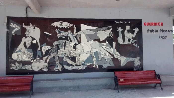 Replica of the Mural Guernica by Pablo Picasso