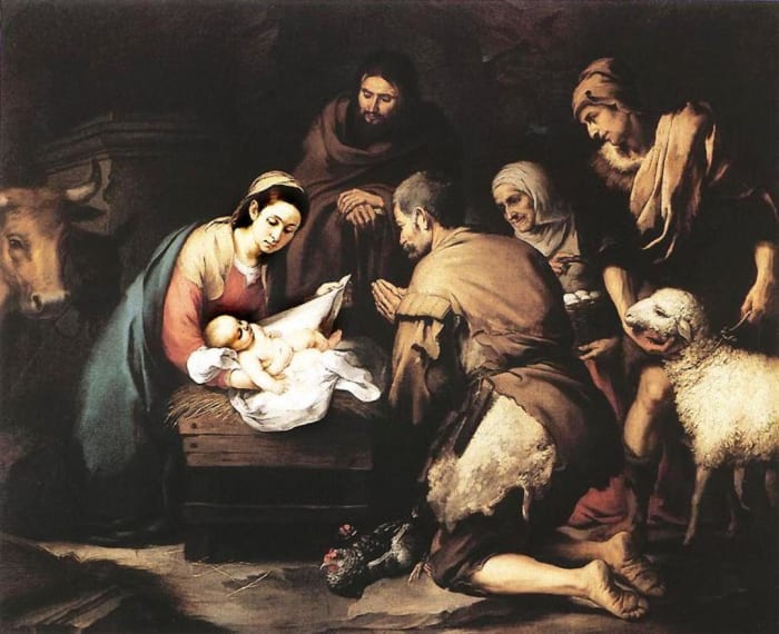 The Adoration of the Shepherds by Bartolome Esteban Murillo