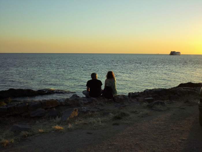 if your date prefers to spend time with you one on one, rather than in a big noisy group, that could be a sign that he is introverted, and interested in you!