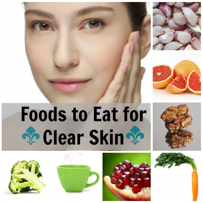 Eat your way to clear skin! Here are the top 15 foods you should add to your daily diet for clearer looking skin.