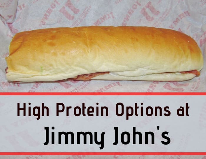 Wenn Sie versuchen, eine proteinreiche Diät unterwegs zu halten, dann ist Jimmy Johns eine gute Option.'re trying to keep a high protein diet on the go, then Jimmy John's is a good option.