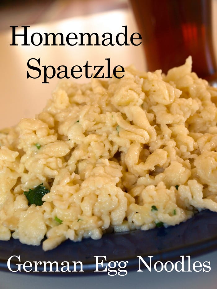 Learn how to make homemade spaetzle (German egg noodles) with this recipe and photo tutorial.
